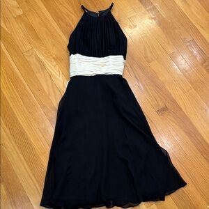 Maggy London Black Silk Dress